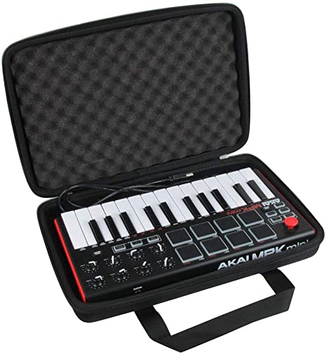 Akai Professional スタンドアローン・MIDIキーボードコントローラー MPK Mini Play専用収納ケース-Hermitshell (ブラック)