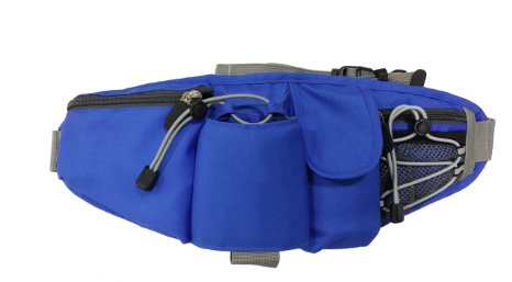 Ez-hydrate Sports Hydration Fanny Pack Super Comfy Holster Includes *Free Super Hydrating Water Bottle* - The Best Sports Fanny Pack On the market For Outdoor Activities - Limited Supply (Blue)