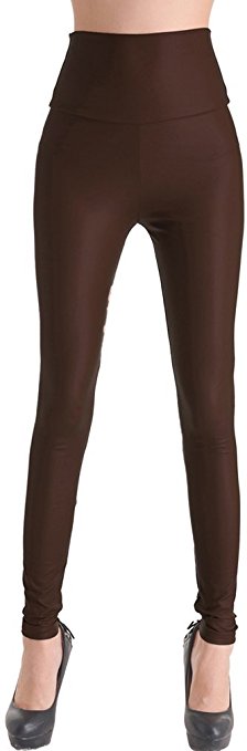 Sexy Women Faux Leather High Waist Leggings Pants Tights 3 Sizes 19 Colors