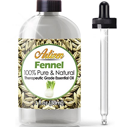 Artizen Fennel Essential Oil (100% PURE & NATURAL - UNDILUTED) Therapeutic Grade - Huge 1oz Bottle - Perfect for Aromatherapy, Relaxation, Skin Therapy & More!