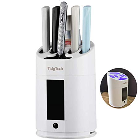 TIDYTECH UV Led Toothbrush Sanitizer, 30 Seconds Sterilization and USB Rechargeable Toothbrush Holder with 4Toothbrush Position for Oral Health Dental Hygiene …