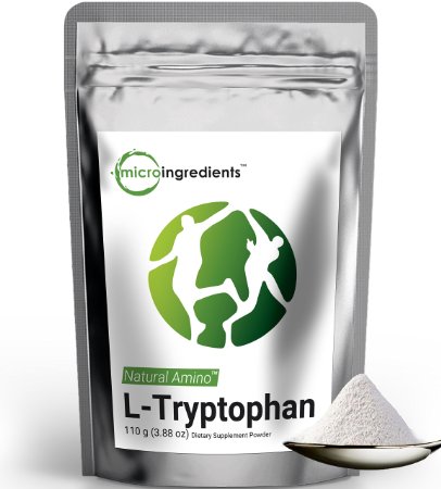 Micro Ingredients Pure L-Tryptophan Powder Vegan 110g