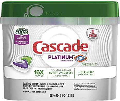 Cascade Platinum, 16X Power, 60 Fresh Scent ActionPacs Cascade Platinum, 16X Power, 60 Fresh Scent ActionPacs