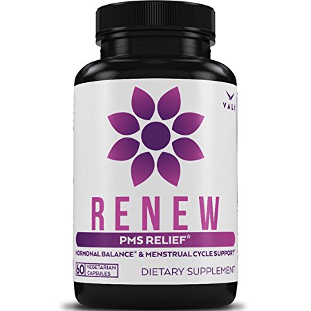 PMS Relief Supplement Premenstrual Cycle Support - 60 Veggie Capsules. Herbal Formula Complex with Vitamins for Menstrual Cramp & Period Pain Relief, Women’s Health Natural Hormone Balance Pills