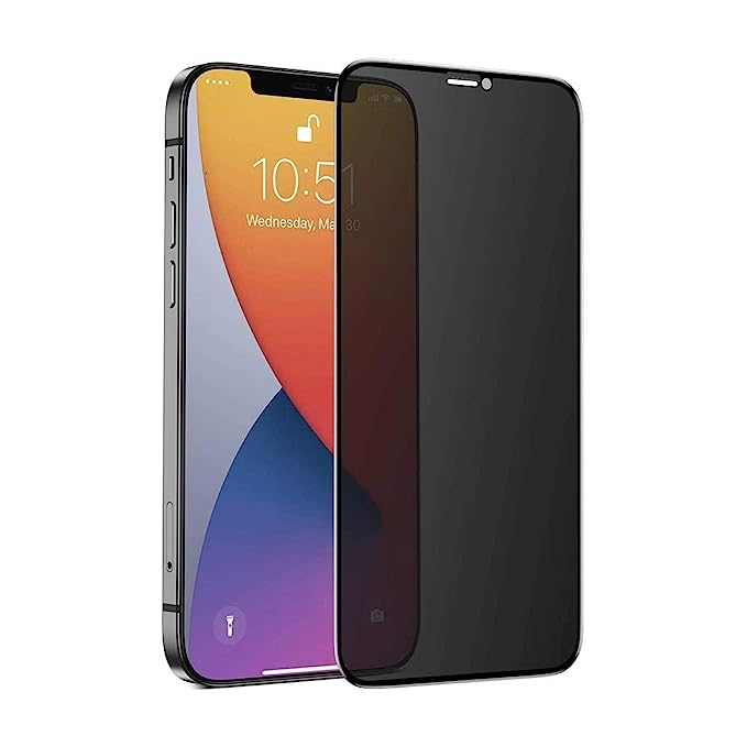 IQShield Privacy Screen Protector Compatible for iPhone 11 [2019 (6.1 Inch)] Anti Spy Case Friendly Tempered Glass - Pack of 1