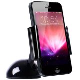 Koomus K2 Dashboard Windshield Universal Smartphone Car Mount Holder Cradle for All iPhone and Android Devices- Retail Packaging - Black