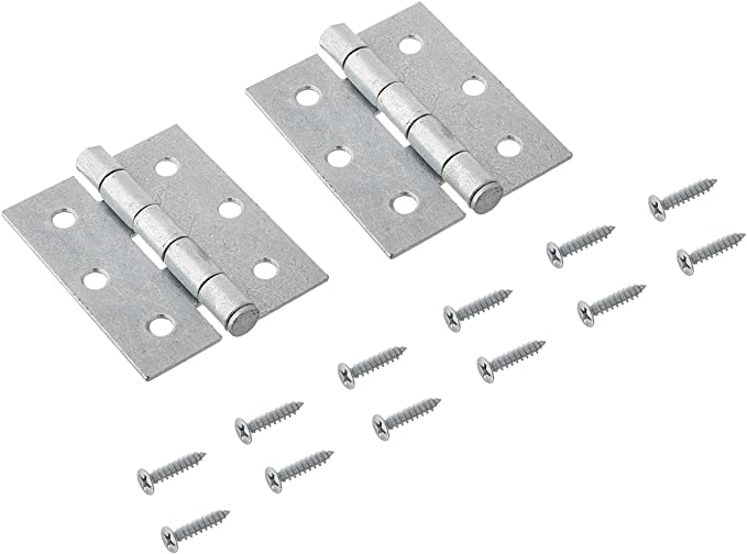 Wright Products V35GAL Square Door 3" SQ DR, Hinge, 3.5 x 2.5 x 2.5, 3.5 x 2.5 x 0.08-Inch, Galvanized