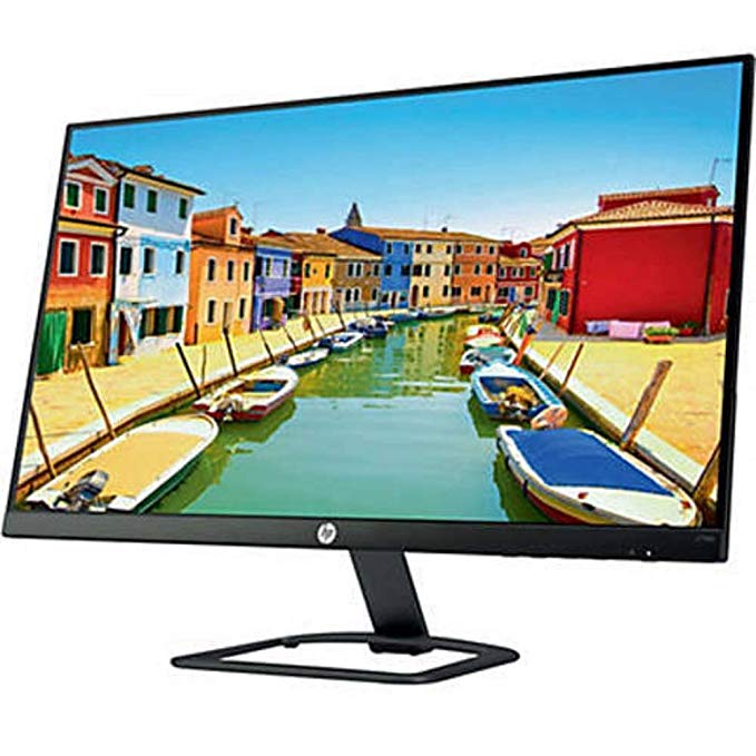 Newest HP 27 inch Full HD 1920 x 1080 LCD LED Display Business Monitor, Ultra-Wide 178° Angle Viewing, VGA & HDMI x 2, 10,000,000:1 Dynamic Contrast Ratio (Black)