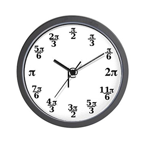CafePress - Pi Clock - Unique Decorative 10" Wall Clock