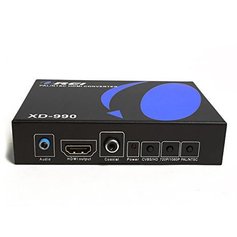 OREI XD-990 PAL HDMI/RCA to NTSC HDMI 50/60 Hz Multi-System Digital Audio Video Converter - Dual Voltage