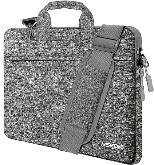 Hseok 13 14 15 16 17 Inch Laptop Case Briefcase with Handle, Waterproof Protective Case