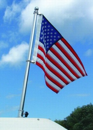 Taylor Made Products Stainless Steel Boat Flag Pole Kit