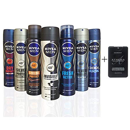 Nivea Deo for Men Spray 48 Hr Antiperspirant 150ml (Pack of 6)   Our Travel Size Perfume