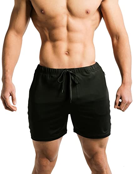 Tough mode Apparel Mens Workout Shorts Training Lifting Bodybuilding WOD MMA Crossfit Gym Running Zipper Pocket