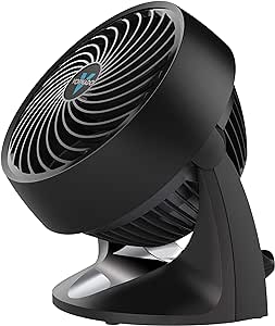 Vornado Air Circulator 533 Small Air Circulator, Black