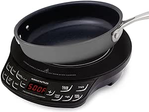 NuWave PIC Flex Precision Induction Cooktop with Fry Pan - Black - 9"