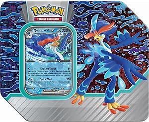 Pokemon TCG: Paldea Partners Quaquaval EX Tin