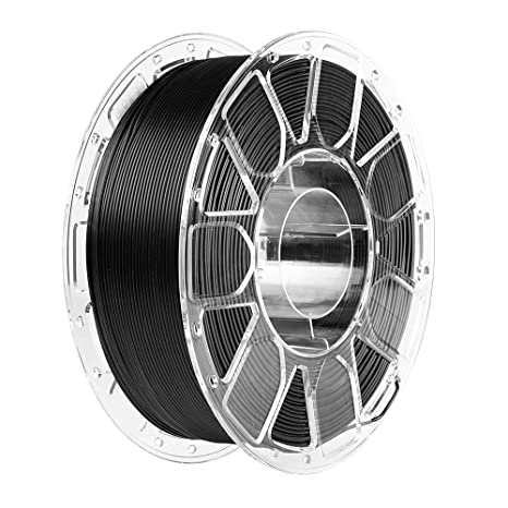 Comgrow 3D Printer PLA Filament 1KG 1.75mm Spool Black Color