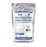 WellBodyNaturals Creatine Hydrochloride HCL Powder 250 grams