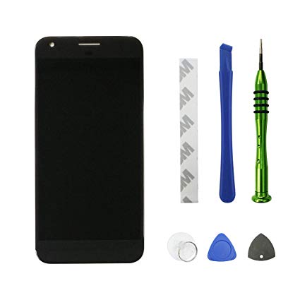 Swark AMOLED Display Compatible with Google Pixel XL (Black) Touch Screen Digitizer Assembly with Tools
