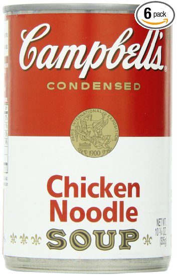 Campbell's Condensed Soup, Chicken Noodle, 10.75 Ounce (Pack of 6)