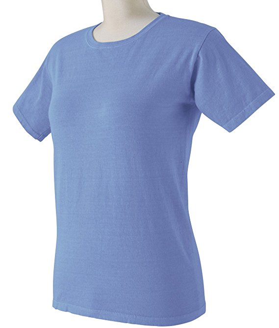 Authentic Pigment Womens 5.6 Oz. Pigment-Dyed & Direct-Dyed Ringspun T-Shirt (1977)