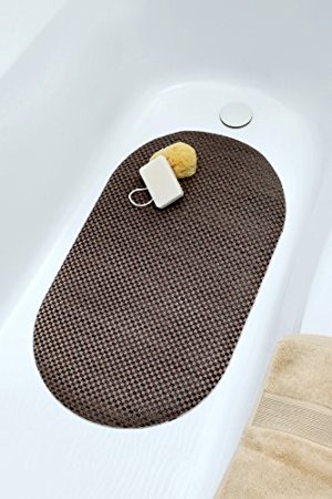 Basket Weave Bath Mat - Bronze …