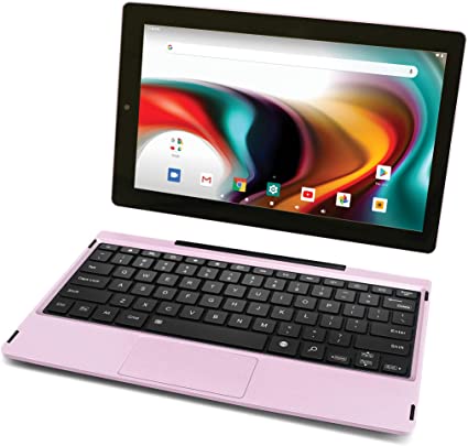 RCA 11 Delta Pro 11.6 Inch Quad-Core 2GB RAM 32GB Storage IPS 1366 x 768 Touchscreen WiFi Bluetooth with Detachable Keyboard Android 9.0 Tablet (Pink)