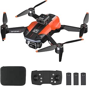 GoolRC GPS Drone with 8K Dual Camera for Adults, 60 Mins Flight with 3 Batteries, Foldable Brushless Motor FPV RC Quadcopter with Carrying Case, Obstacle Avoidance, Auto Return, Optical Flow, Headless Mode, Waypoint Fly