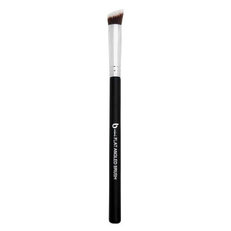 Contouring Brush: Flat Angle Makeup Brush Best for Precision Contouring & Brow Definition (Small, Synthetic) - Beauty Junkees
