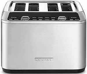 Cuisinart CPT-540FR 4-Slice Motorized Toaster, Black - Certified Refurbished