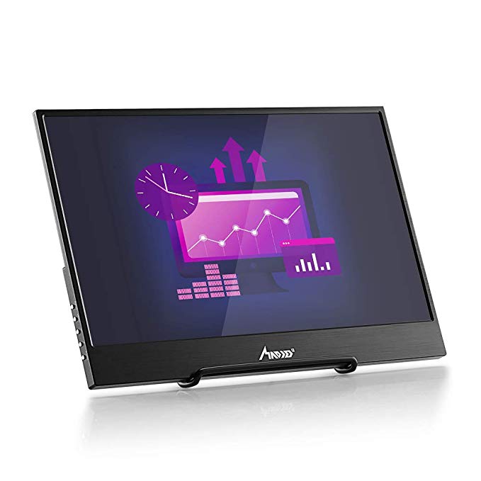 13.3 Inch Portable Monitor, MAD GIGA FHD 1080p HDR IPS LED Display Monitor Ultra-Thin Dual HDMI/USB Monitor with Built-in Speaker for PS4, Xbox One / Xbox360 / x Box/Raspberry Pi/Nintendo/Laptop PC
