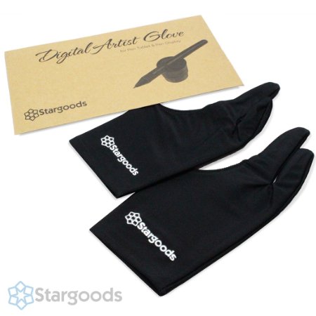 Stargoods Digital Artist Drawing Glove for Graphics Tablet- 2 Woman Gloves