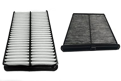 Cleenaire CEAF1C Engine and Activated Carbon Cabin Air Filter Combo Pack Kit Bundle For SKYACTIVE 14 to Current Mazda 3, Mazda 6, Mazda CX-5, MX-5
