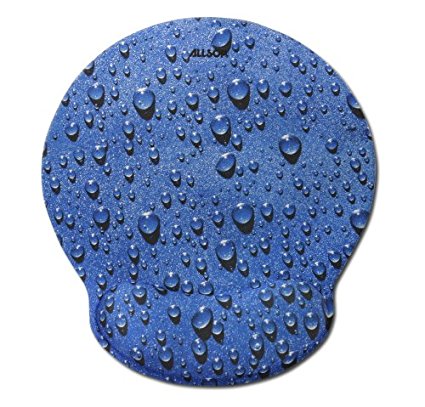 Allsop Mouse Pad Pro Memory Foam Mouse Pad - Raindrop Blue (28822)