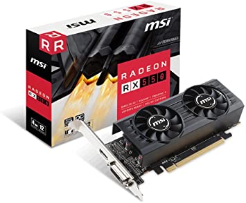 MSI RX 550 4GT LP OC Computer Graphics Cards