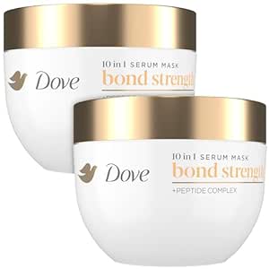 Dove Beauty Bond Strength Serum Hair Mask   Peptide Complex 2-Pack, 9.2 Oz Ea