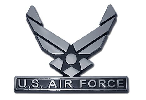 Air Force (Wings) Chrome Auto Emblem