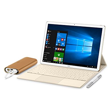 Huawei MateBook (Intel Core m5, 8GB 256GB, Champagne Gold) Bundle with MateDock (Brown), Portfolio Keyboard (Brown) and MatePen