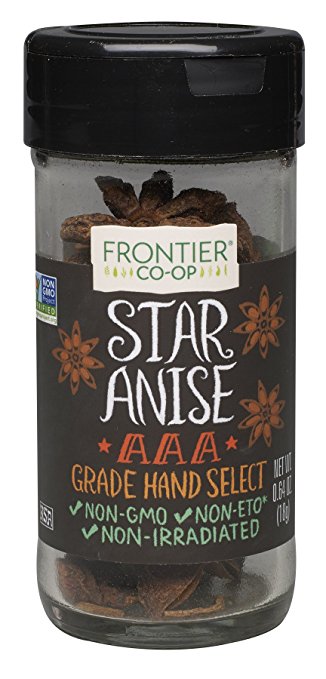 Frontier Natural Products Anise Star Select Whole, 0.64 Ounce