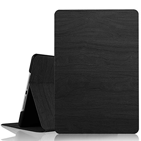 HBorna New iPad 10.2 Case (2019 iPad 7th Generation), Adjustable Stand Folio Cover with Auto Sleep/Wake Function, 10.2 inch Case for Apple iPad 7th Gen, Black