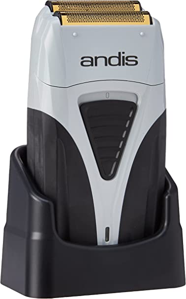 Andis TS-2 Profoil Lithium Plus Titanium Foil Shaver with Stand Gray/Black 1 Count (Pack of 1)