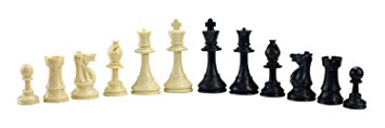 Standard Tournament Chess Set, Black