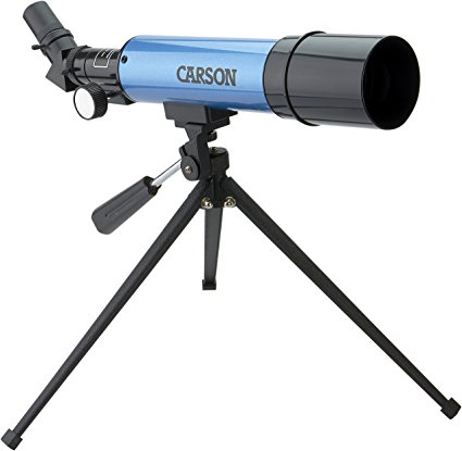 Carson Aim Refractor Type 18x-80x Power Telescope with Tabletop Tripod (MTEL-50)