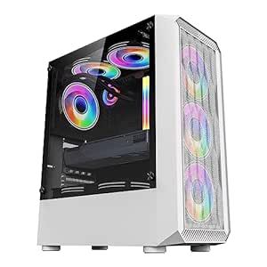 Artis G8322W Computer Gaming Cabinet Support Full ATX, Micro ATX Motherboard, 3 x 120mm RGB Fan