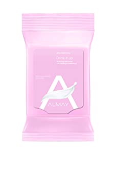 Almay Ultra Hydrating Makeup Remover Cleansing Towelettes, Hypoallergenic, Cruelty Free, Oil Free, Fragrance Free, Ophthalmologist & Dermatologist Tested, 25 Wipes