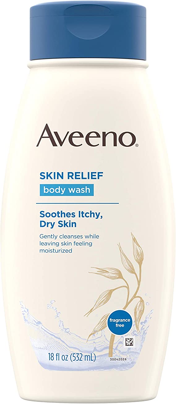 Aveeno Active Naturals Skin Relief Body Wash, Fragrance Free, 18 Fl. Oz