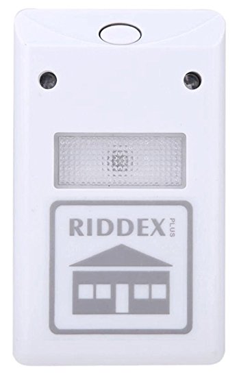 BleuMoo New RIDDEX Plus Electronic Ultrasonic Pest Control, Repeller, Spiders Rats Mice (# 1)