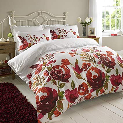 AdamLinens Luxury Duvet Cover Bed Set Pillowcases (Double, Florance)