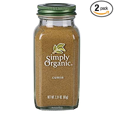 Simply Organic Ground Cumin Seed, Certified Organic | 2.31 oz | Pack of 2 | Cuminum cyminum L.